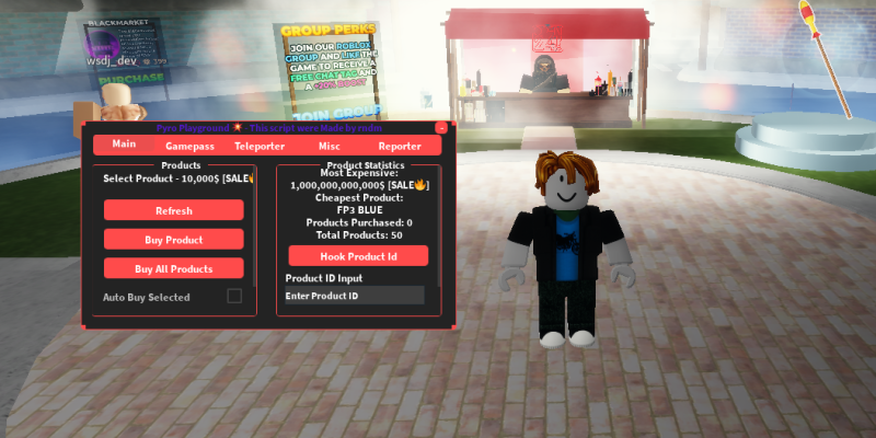 Pyro Playground Scripthub